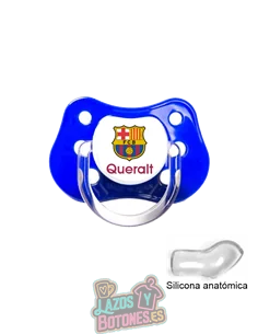 CHUPETE PERSONALIZADO BARÇA - BARCELONA NOMBRE CHUPETE PERSONALIZADO BARÇA - BARCELONA NOMBRE