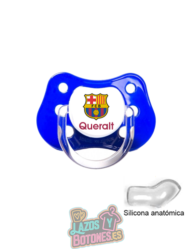 CHUPETE PERSONALIZADO BARÇA - BARCELONA NOMBRE