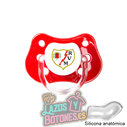 CHUPETE PERSONALIZADO RAYO VALLECANO