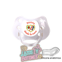 CHUPETE PERSONALIZADO RAYO VALLECANO FRASE