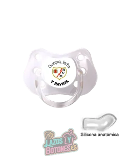 CHUPETE PERSONALIZADO RAYO VALLECANO FRASE CHUPETE PERSONALIZADO RAYO VALLECANO FRASE