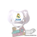 CHUPETE PERSONALIZADO REAL MADRID NOMBRE