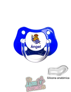 CHUPETE PERSONALIZADO REAL SOCIEDAD NOMBRE CHUPETE PERSONALIZADO REAL SOCIEDAD NOMBRE