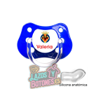 CHUPETE PERSONALIZADO VILLAREAL NOMBRE