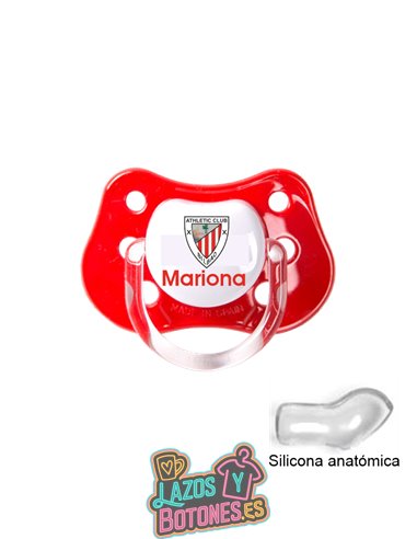 CHUPETE PERSONALIZADO DEPORTIVO ATLÉTICO CLUB DE BILBAO NOMBRE