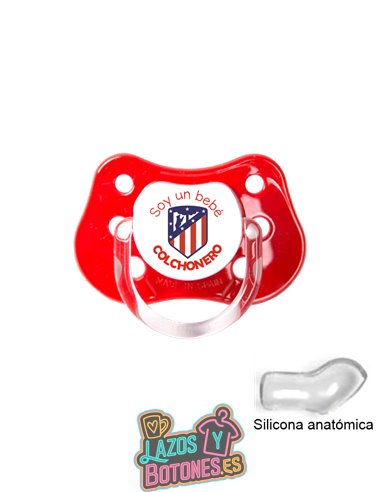 CHUPETE PERSONALIZADO ATLÉTICO DE MADRID FRASE