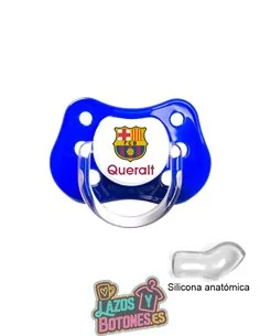 CHUPETE PERSONALIZADO BARÇA - BARCELONA NOMBRE CHUPETE PERSONALIZADO BARÇA - BARCELONA NOMBRE