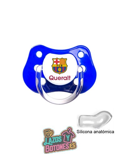 CHUPETE PERSONALIZADO BARÇA - BARCELONA NOMBRE