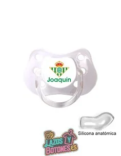 CHUPETE PERSONALIZADO BETIS NOMBRE CHUPETE PERSONALIZADO BETIS NOMBRE