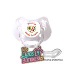 CHUPETE PERSONALIZADO RAYO VALLECANO FRASE