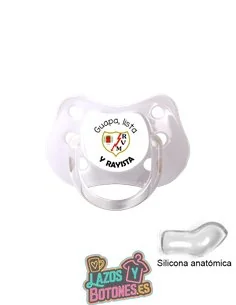 CHUPETE PERSONALIZADO RAYO VALLECANO FRASE CHUPETE PERSONALIZADO RAYO VALLECANO FRASE