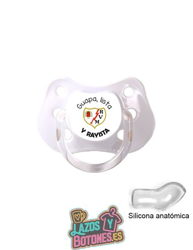 CHUPETE PERSONALIZADO RAYO VALLECANO FRASE