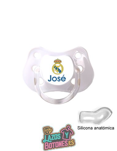 CHUPETE PERSONALIZADO REAL MADRID NOMBRE