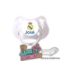 CHUPETE PERSONALIZADO REAL MADRID NOMBRE