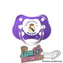 CHUPETE PERSONALIZADO REAL MADRID FRASE