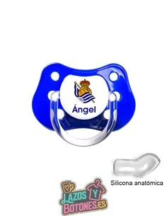 CHUPETE PERSONALIZADO REAL SOCIEDAD NOMBRE CHUPETE PERSONALIZADO REAL SOCIEDAD NOMBRE