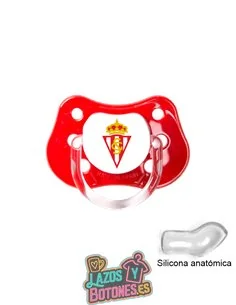 CHUPETE PERSONALIZADO SPORTING DE GIJÓN CHUPETE PERSONALIZADO SPORTING DE GIJÓN