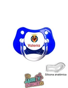 CHUPETE PERSONALIZADO VILLAREAL NOMBRE CHUPETE PERSONALIZADO VILLAREAL NOMBRE