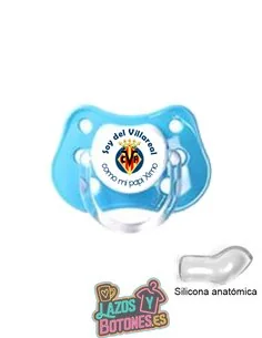 CHUPETE PERSONALIZADO VILLAREAL FRASE CHUPETE PERSONALIZADO VILLAREAL FRASE