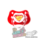CHUPETE PERSONALIZADO - SUPER BEBÉ - 0 a 6 meses