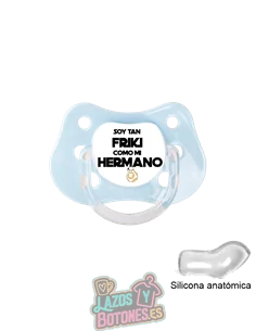 CHUPETE PERSONALIZADO - SOY TAN FRIKI COMO... - 0 a 6 meses CHUPETE PERSONALIZADO - SOY TAN FRIKI COMO... - 0 a 6 meses