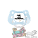CHUPETE PERSONALIZADO - SOY TAN FRIKI COMO... - 0 a 6 meses