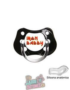 CHUPETE PERSONALIZADO - IRON DADDY - 0 a 6 meses CHUPETE PERSONALIZADO - IRON DADDY - 0 a 6 meses