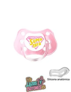 CHUPETE PERSONALIZADO - SUPER YAYA - 0 a 6 meses CHUPETE PERSONALIZADO - SUPER YAYA - 0 a 6 meses