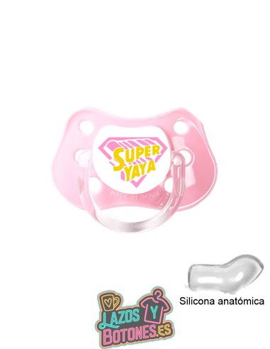 CHUPETE PERSONALIZADO - SUPER YAYA - 0 a 6 meses