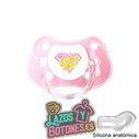 CHUPETE PERSONALIZADO - SUPER ABUELA - 0 a 6 meses