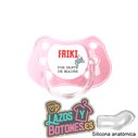 CHUPETE PERSONALIZADO -  FRIKI POR PARTE DE... - 0 a 6 meses