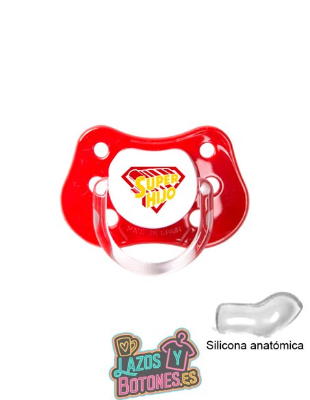 CHUPETE PERSONALIZADO - SUPER HIJO  - 0 a 6 meses