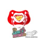 CHUPETE PERSONALIZADO - SUPER BEBÉ - 0 a 6 meses