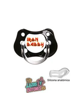 CHUPETE PERSONALIZADO - IRON DADDY - 0 a 6 meses CHUPETE PERSONALIZADO - IRON DADDY - 0 a 6 meses