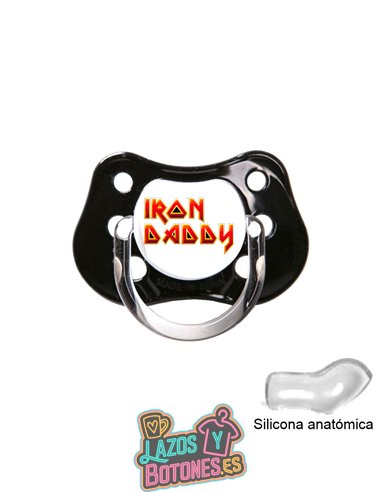 CHUPETE PERSONALIZADO - IRON DADDY - 0 a 6 meses