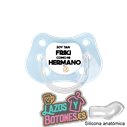 CHUPETE PERSONALIZADO - SOY TAN FRIKI COMO... - 0 a 6 meses
