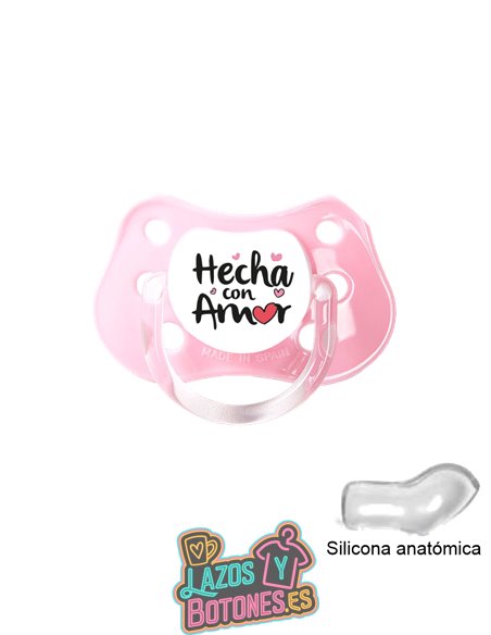CHUPETE PERSONALIZADO HECHO / HECHO CON AMOR - 0 a 6 meses