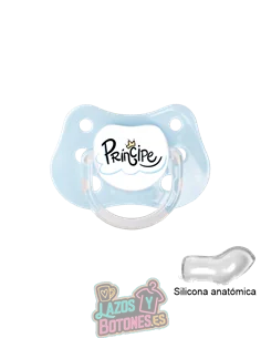 CHUPETE PERSONALIZADO PRÍNCIPE - 0 a 6 meses CHUPETE PERSONALIZADO PRÍNCIPE - 0 a 6 meses
