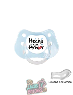 CHUPETE PERSONALIZADO HECHO / HECHO CON AMOR - 0 a 6 meses CHUPETE PERSONALIZADO HECHO / HECHO CON AMOR - 0 a 6 meses