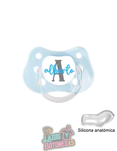 CHUPETE PERSONALIZADO NOMBRE E INICIAL - 0 a 6 meses CHUPETE PERSONALIZADO NOMBRE E INICIAL - 0 a 6 meses