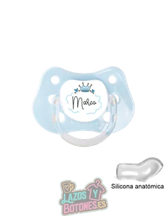 CHUPETE PERSONALIZADO PRINCESA O PRÍNCIPE NOMBRE - 0 a 6 meses CHUPETE PERSONALIZADO PRINCESA O PRÍNCIPE NOMBRE - 0 a 6 meses