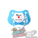 CHUPETE PERSONALIZADO VAS A SER TÍO, TIA, ETC - 0 a 6 meses