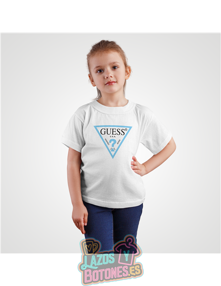 PEGATINA ROPA TODO COLOR - GUESS AZUL 15cm ¡¡¡DESCUENTO!!!