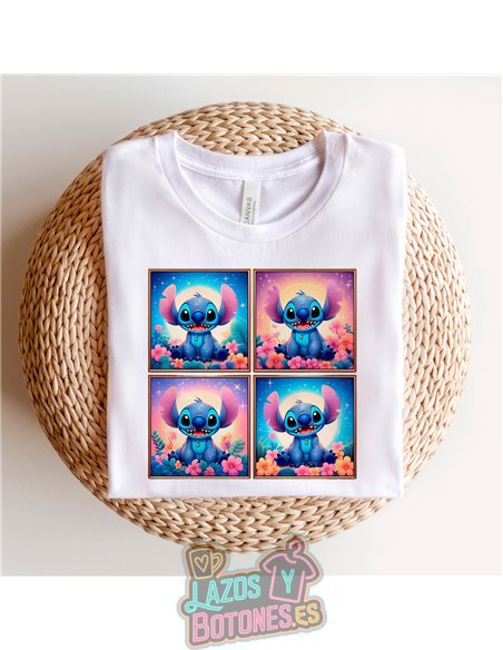 PEGATINA ROPA TODO COLOR - STITCH 15cm ¡¡¡DESCUENTO!!!