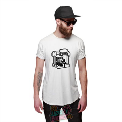 Camiseta Think, Design, Print – Edición Pablo Tu Factoría 3D Camiseta Think, Design, Print – Edición Pablo Tu Factoría 3D