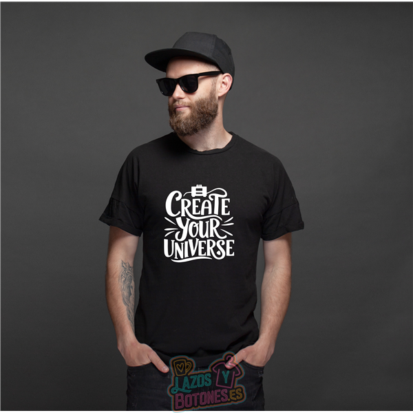 Camiseta Create Your Universe – Edición Pablo tuFactoría3d