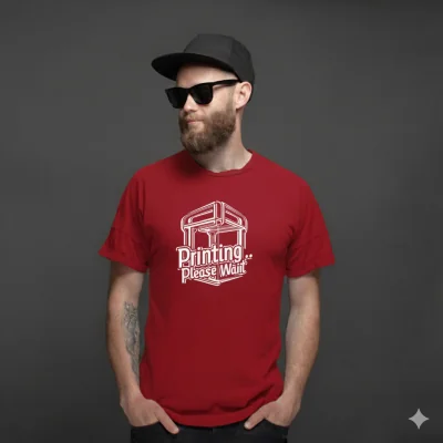 Camiseta Printing… Please Wait – Edición Pablo TuFactoría3d Camiseta Printing… Please Wait – Edición Pablo TuFactoría3d