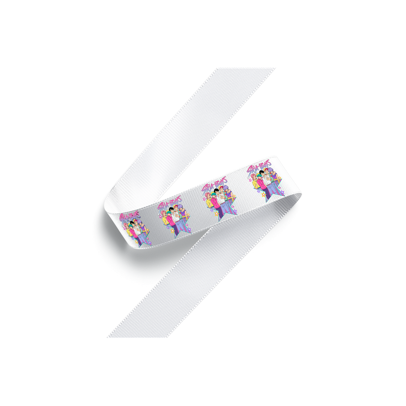 Cinta grosgrain Huntrix Star Boys Group 38 mm – Estilo Kpop con actitud