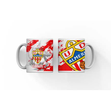 Taza UD Almería Personalizada | Con Nombre