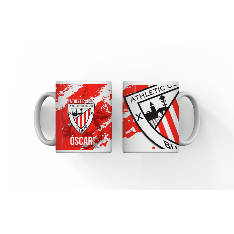 Taza personalizada Athletic Club –  con nombre | Lazos y Botones